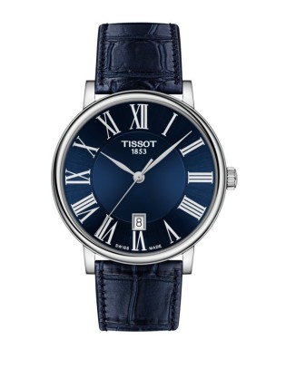 Orologio TISSOT T-Classic Carson Premium in Pelle - T1224101604300 Blue
