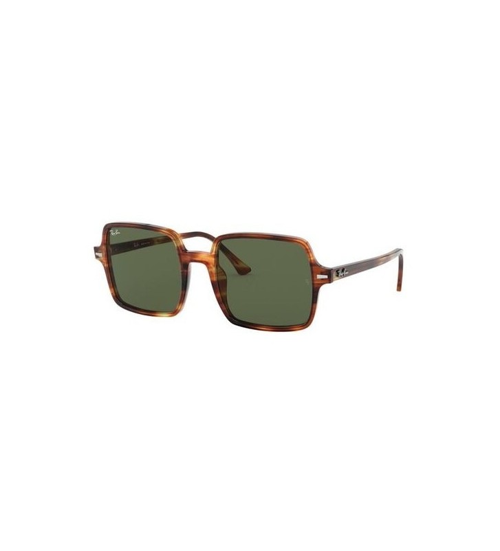 Occhiali sole Ray Ban SQUARE II RB1973 954/31 53 Stripped Havana Green
