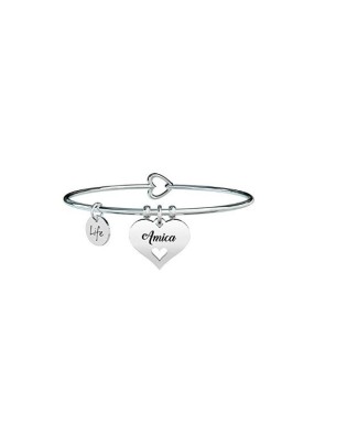 Bracciale KIDULT LOVE in acciaio 316L - 731625 CUORE AMICA