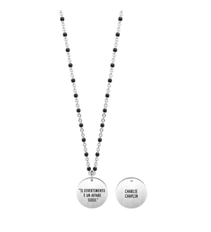 Collana KIDULT PHILOSOPHY Charlie Chaplin Official Collection - 751146 Il divertimento