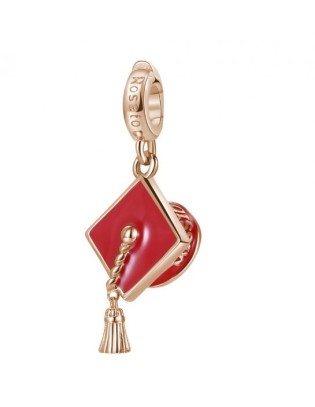 Ciondolo ROSATO STORIE in argento - RZ133 CAPPELLO LAUREA