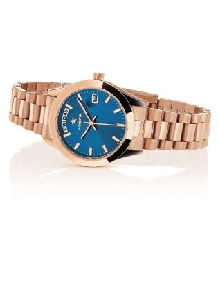 Orologio HOOPS LUXURY in Acciaio 2620L-RG04 Blue Rose Gold
