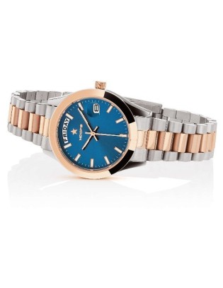 Orologio HOOPS LUXURY in Acciaio 2620LSRG04 Silver Rose Gold Blue