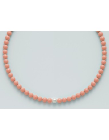 Collana MILUNA argento 925 e perle TERRA E MARE - PCL4821 Rosa