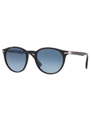 Occhiali sole PERSOL originali PO3152S 52 9014/Q8 Black Crystal Blue