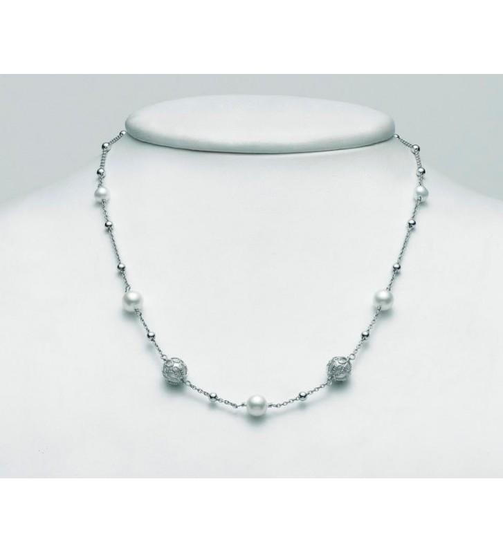 Collana MILUNA argento 925 e perle - PCL5897