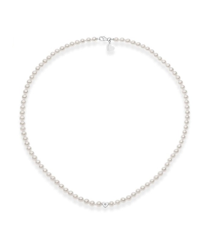 Collana COMETE GIOIELLI Fantasia di Perle di perle e oro bianco 18Kt - FWQ305