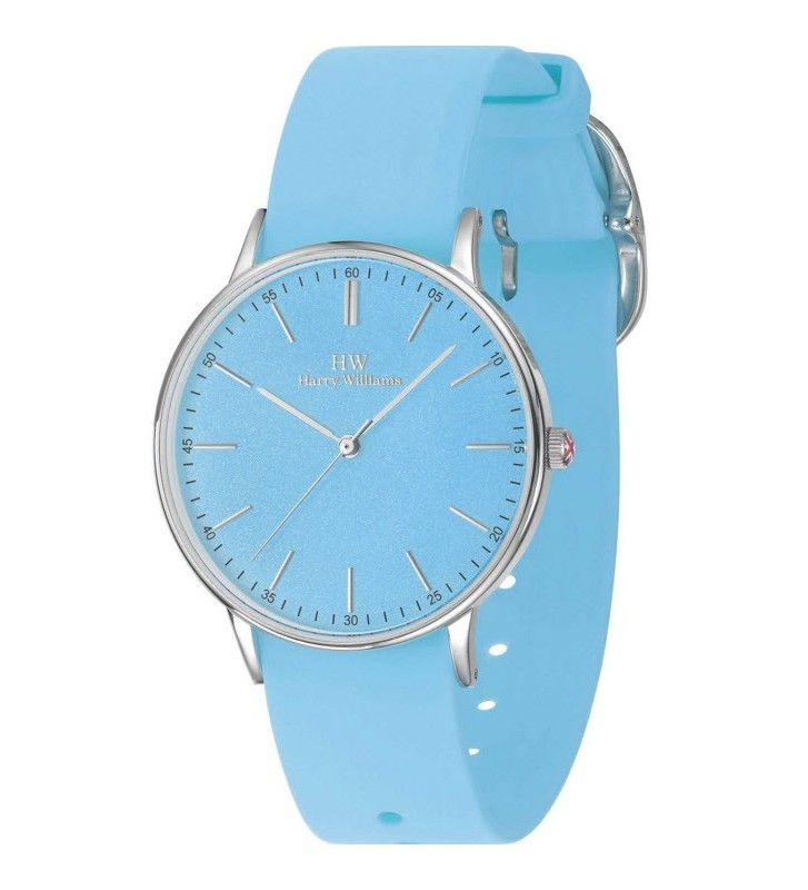 Orologio HW Lady Harry Williams - BEACH COLLECTION - Silicone Strap - HW2417L/02 Light Blue