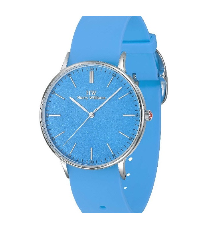 Orologio HW Gent Harry Williams - BEACH COLLECTION - Silicone Strap - HW2417M/02 Blue