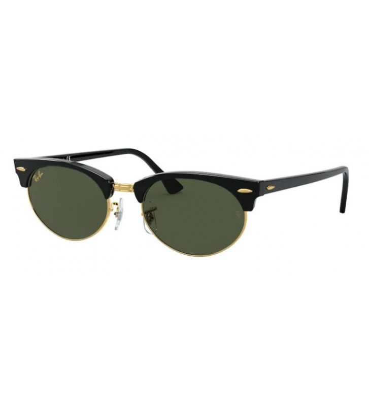 Occhiali sole Ray Ban RB3946 CLUBMASTER OVAL 1303/31 52 Black Green