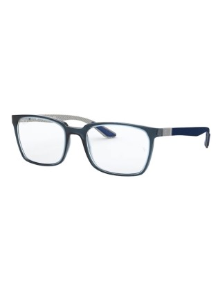 Occhiali da vista Ray Ban RX8906 8060 52 Shiny Trasparent Blue