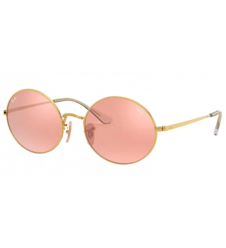 Occhiali Ray Ban OVAL RB1970 001/3E 54 Gold Photochromic Pink Mirror