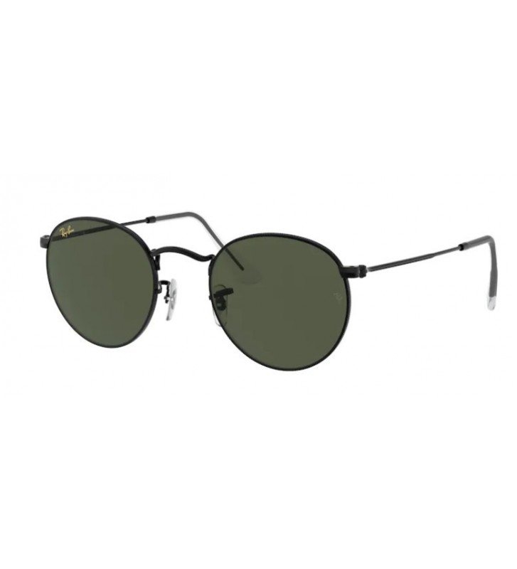 Occhiali sole Ray Ban ROUND METAL RB3447 9199/31 47 Black Green