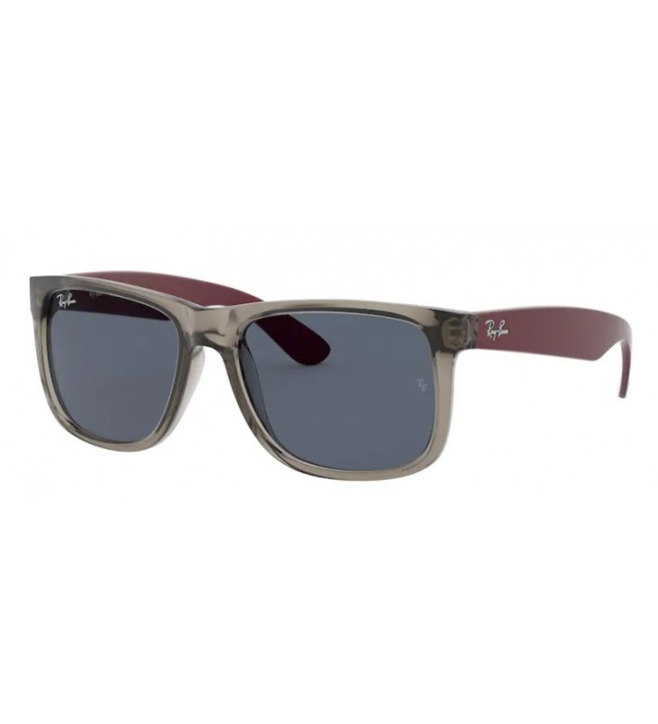 Occhiali sole Ray Ban JUSTIN RB4165 6509/87 55 Rubber Transp Grey