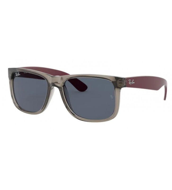 Occhiali sole Ray Ban JUSTIN RB4165 6509/87 51 Rubber Transp Grey