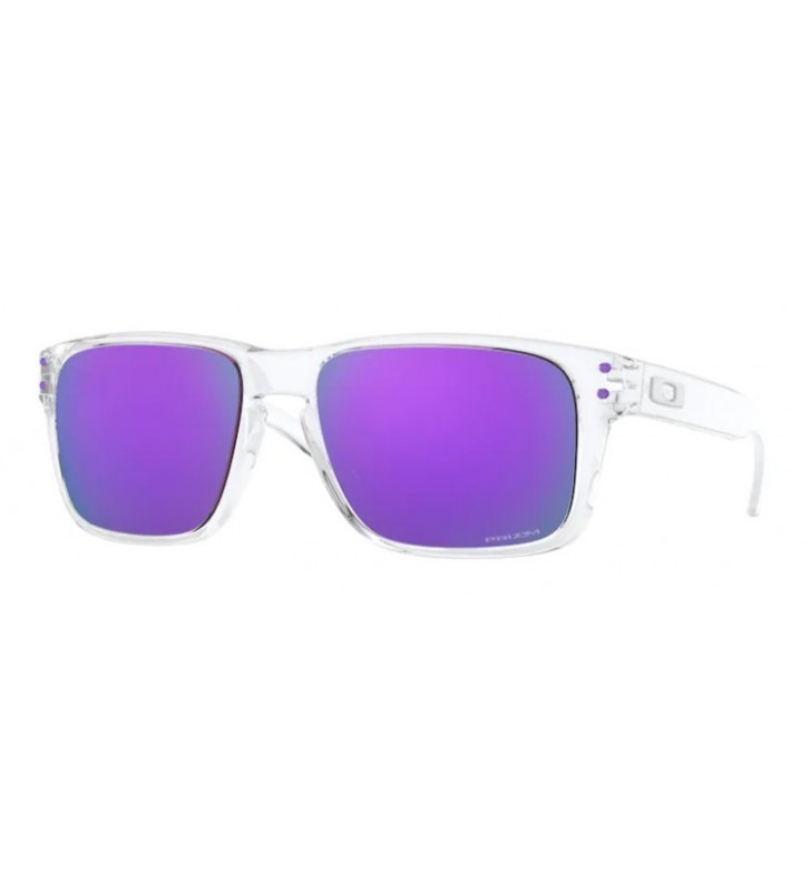Occhiali da sole OAKLEY HOLBROOK XS 9007-10 Polished Clear Prizm Violet