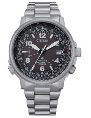 Orologio CITIZEN Gent Pilot in Acciaio CB0240-88E