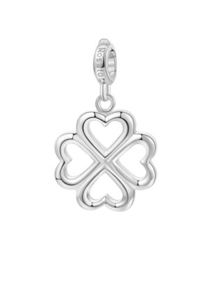 Ciondolo ROSATO STORIE in argento - RZ007R QUADRIFOGLIO