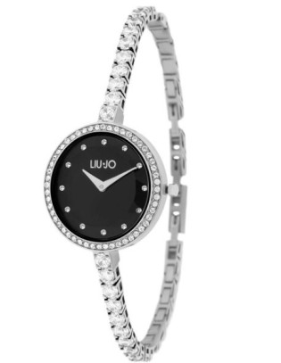 Orologio Liu-Jo LUXURY Desirè Acciaio e Cristalli TLJ1870 Silver Black