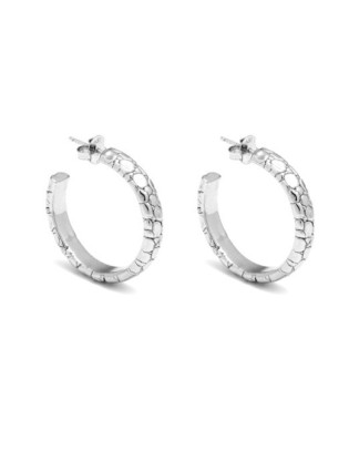 Orecchini GIOVANNI RASPINI Moon Crocodile in Argento 925 - 11153