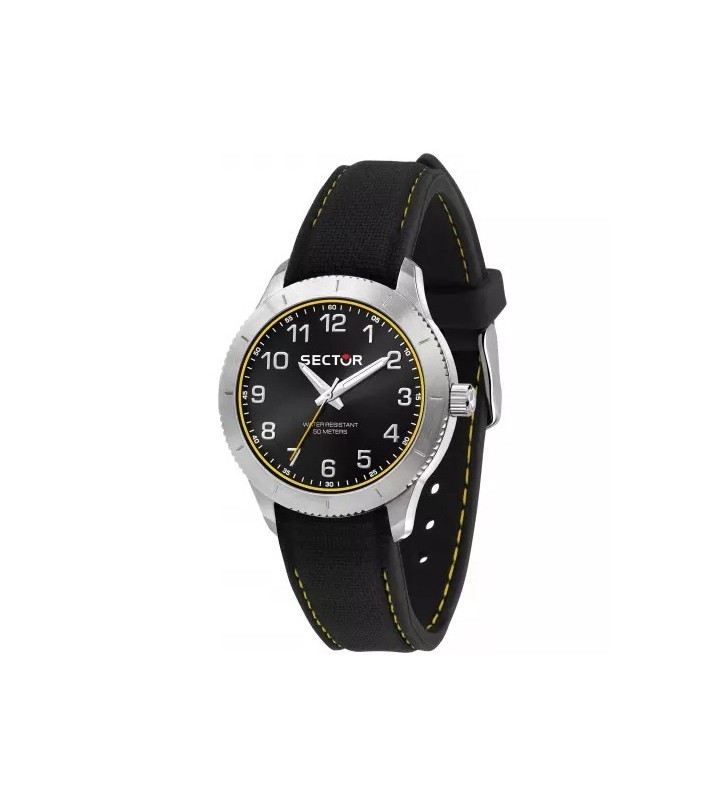 Orologio SECTOR 270 in Silicone - R3251578008 Black Yellow