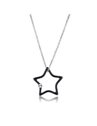 Collana S'AGAPO' VIBES Acciaio 316L Stella SVB05 only 24,00 € on Or...
