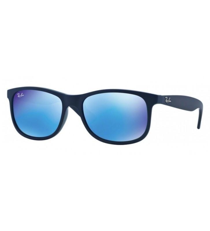 Occhiali sole Ray Ban ANDY RB4202  6153/55 55 Shiny Blue on Matte Top