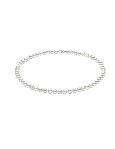 Acquista SALDI Collana COMETE GIOIELLI di perle ed oro bianco FWQ10...