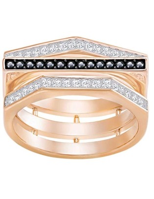 Anello SWAROVSKI Geometry 5284079 Mis. 18 only 119,00 € on OroFash...