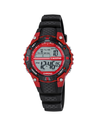 Orologio CALYPSO Digital K5684/6 Black Red only 29,00 € on OroFashi...