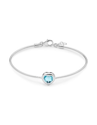 Bracciale MILUNA argento 925 e topazio Gemma del Cielo BRD926 only ...