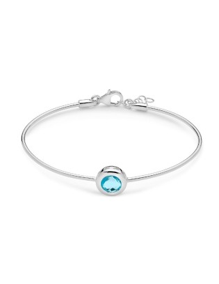 Bracciale MILUNA argento 925 e topazio Gemma del Cielo BRD928 only ...