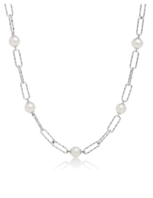 Collana MILUNA MISS ITALIA in argento 925 e perle PCL6066 only 161,...