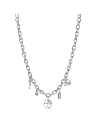 Collana BROSWAY Chakra Acciaio 316L BHKN070 Quadrifoglio only 19,50...