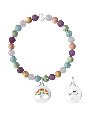 Bracciale KIDULT SYMBOLS in acciaio 316L 732036 ARCOBALENO only 35,...