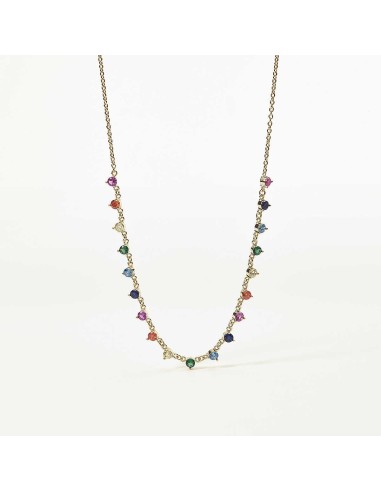 Collana MABINA in argento 925 553468 Gold Multicolor only 79,00 € o...
