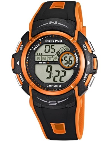 Orologio CALYPSO Digital K5610/7 Black Orange only 29,00 € on OroFa...
