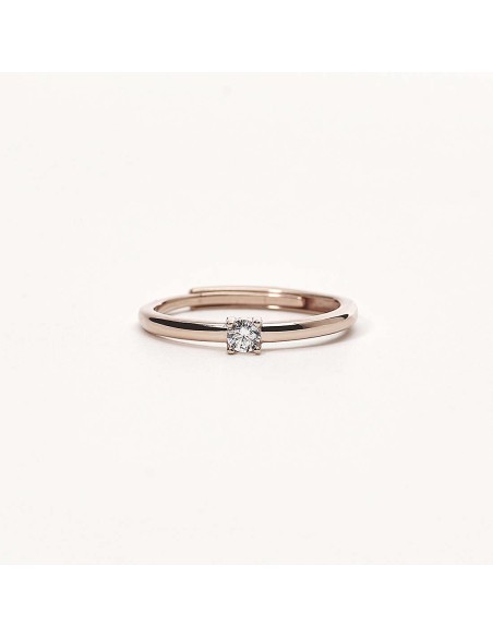 Anello MABINA in argento 925 523235 Rose Gold only 26,00 € on OroFa...