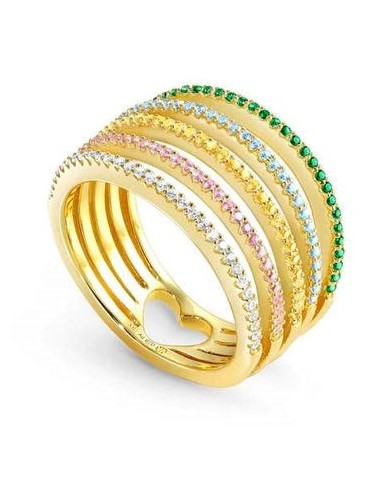 Anello NOMINATION in Argento 149702/024/006 Mis. 15 Multicolor only...