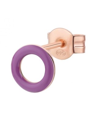 Orecchino ROSATO in argento RZO074 Viola  a solo 20,00 € su OroFash...