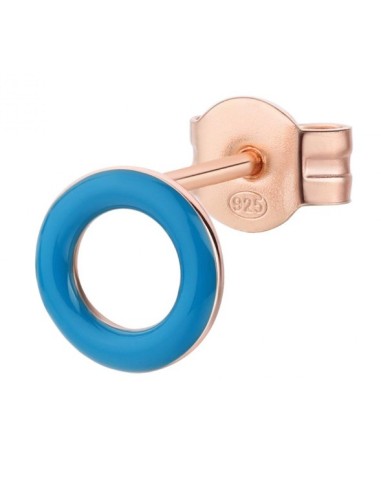 Orecchino ROSATO in argento RZO075 Rose Gold Blue only 22,50 € on O...