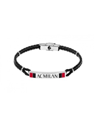Bracciale AC MILAN Official in Pelle B-MB001UCR in Offerta a 34,00 €