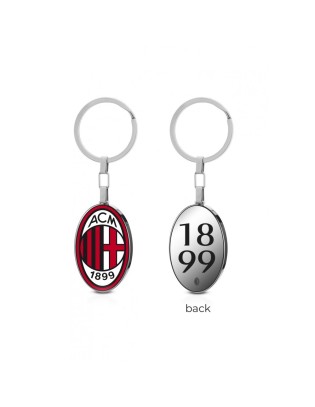 Portachiavi AC MILAN Official in Acciaio B-MP001XAR in Offerta a 27...
