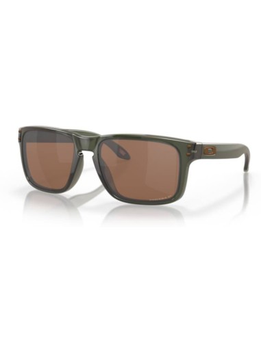 Occhiali da sole OAKLEY HOLBROOK 9102-W8 Olive Prizm Tungsten Polar...
