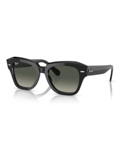 Occhiali da sole RAY-BAN STATE STREET RB2186 901/71 Black Grey 49 o...
