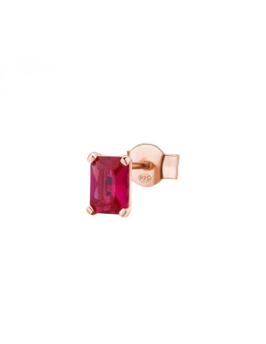Saldi Mono Orecchino ROSATO Allegra in argento 925 - RZAL014 Rose G...