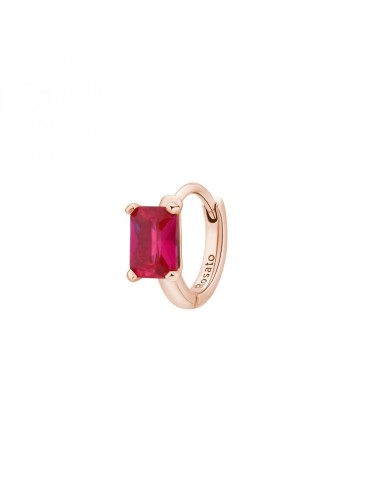 Saldi Mono Orecchino ROSATO Allegra in argento 925 - RZAL018 Rose G...