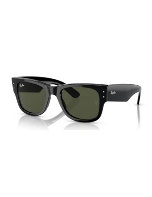 Occhiali da sole RAY-BAN MEGA WAYFARER RB0840S 901/31 Black Green 5...