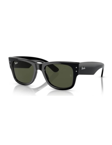 Occhiali da sole RAYBAN MEGA WAYFARER RB0840S 901/31 Black Green 51...