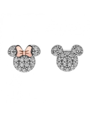 Orecchini DISNEY Minnie e Mickey Mouse in Argento 925  ES00015TZWL